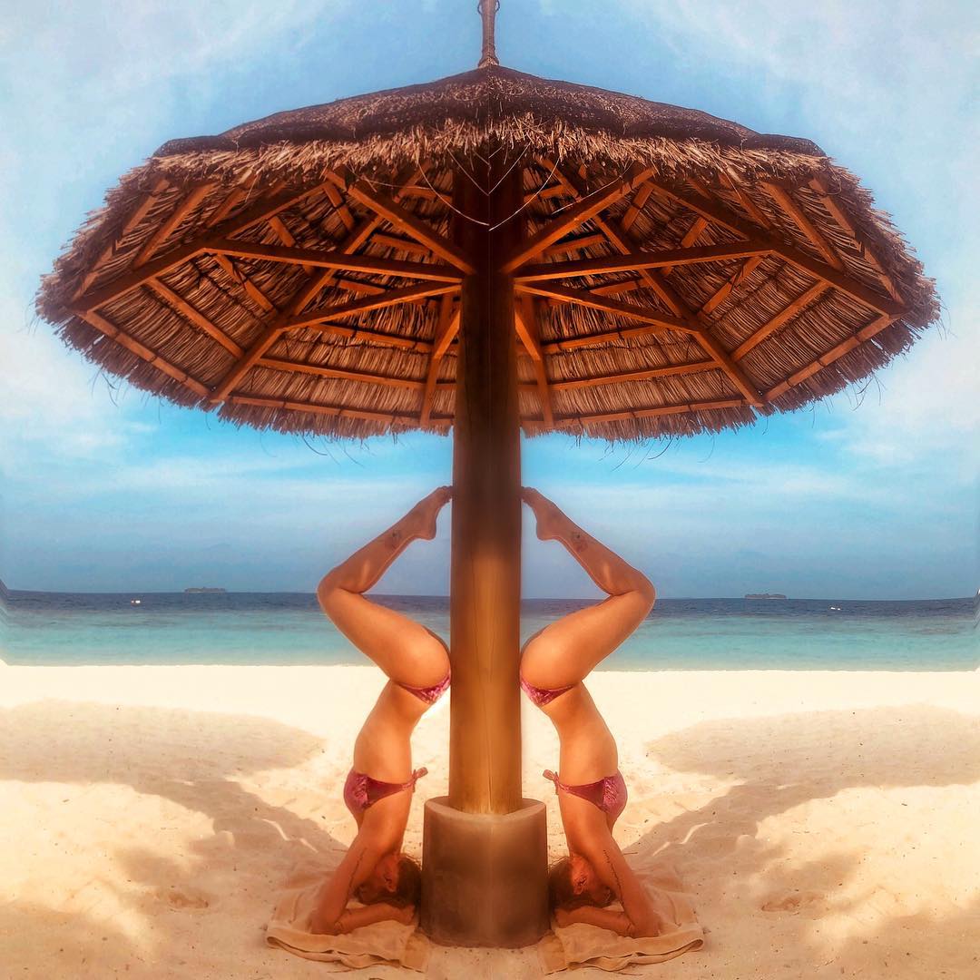 Слава Камінська на Мальдівах