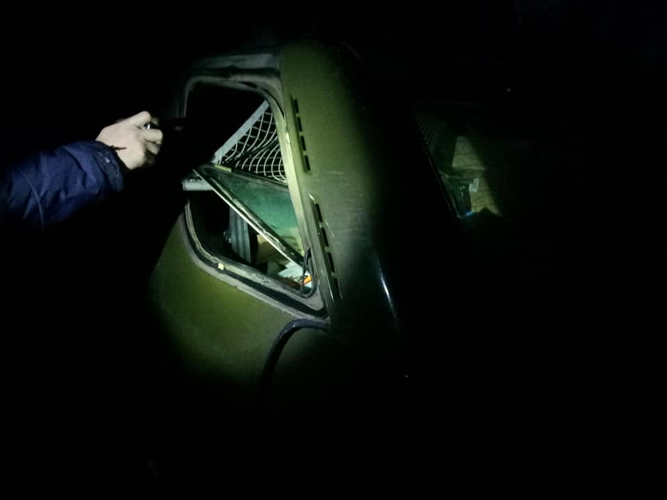 У Полтаві зухвало пограбували машину волонтерів, яка везла подарунки для бійців АТО