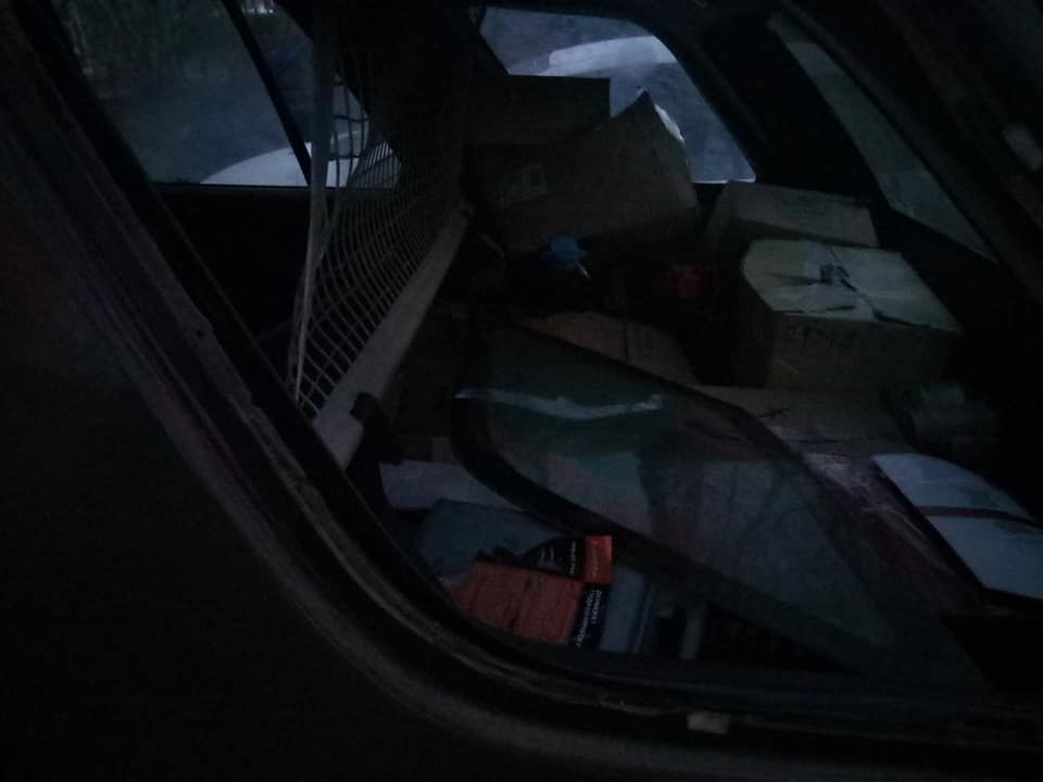 У Полтаві зухвало пограбували машину волонтерів, яка везла подарунки для бійців АТО