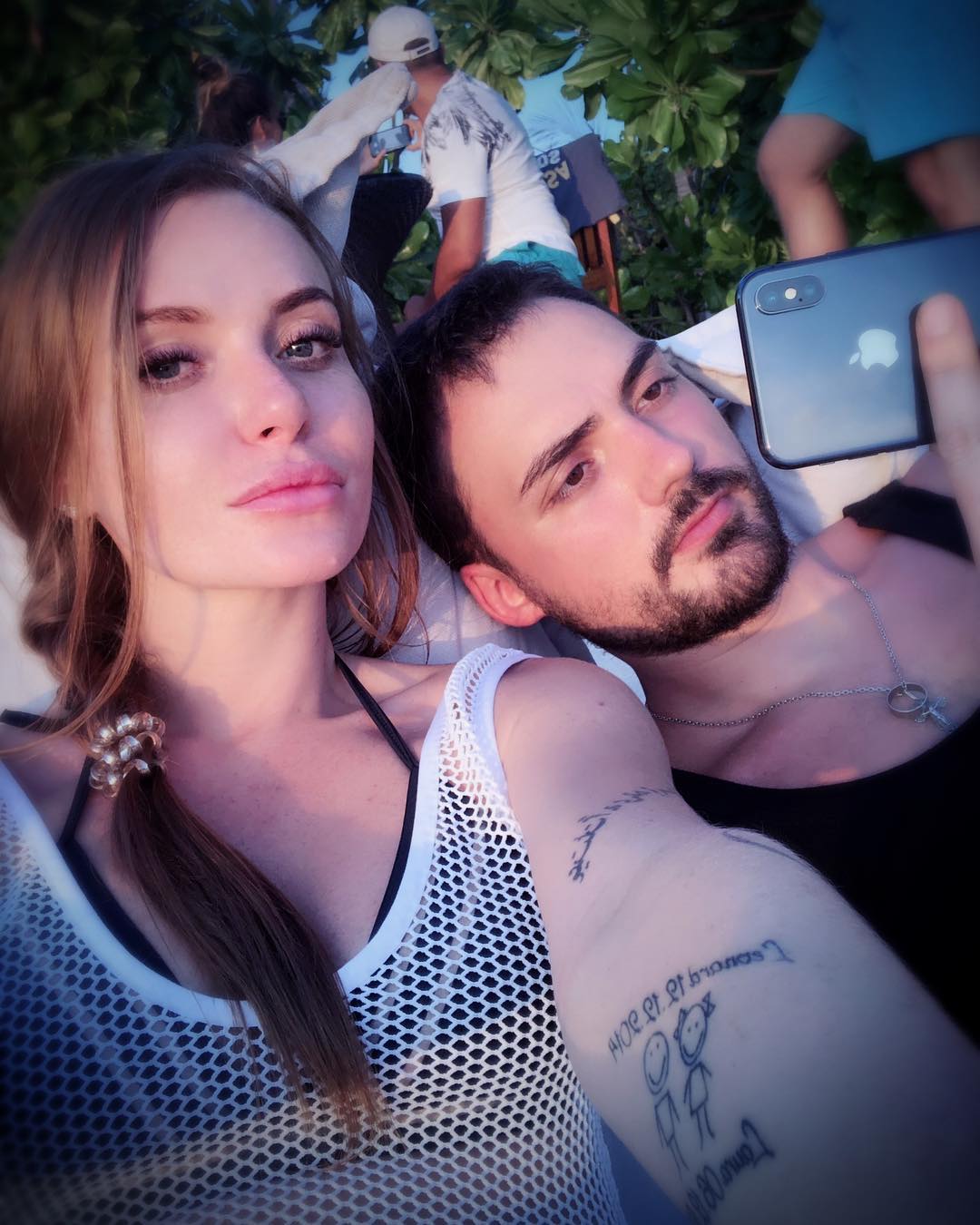 Слава Камінська з чоловіком