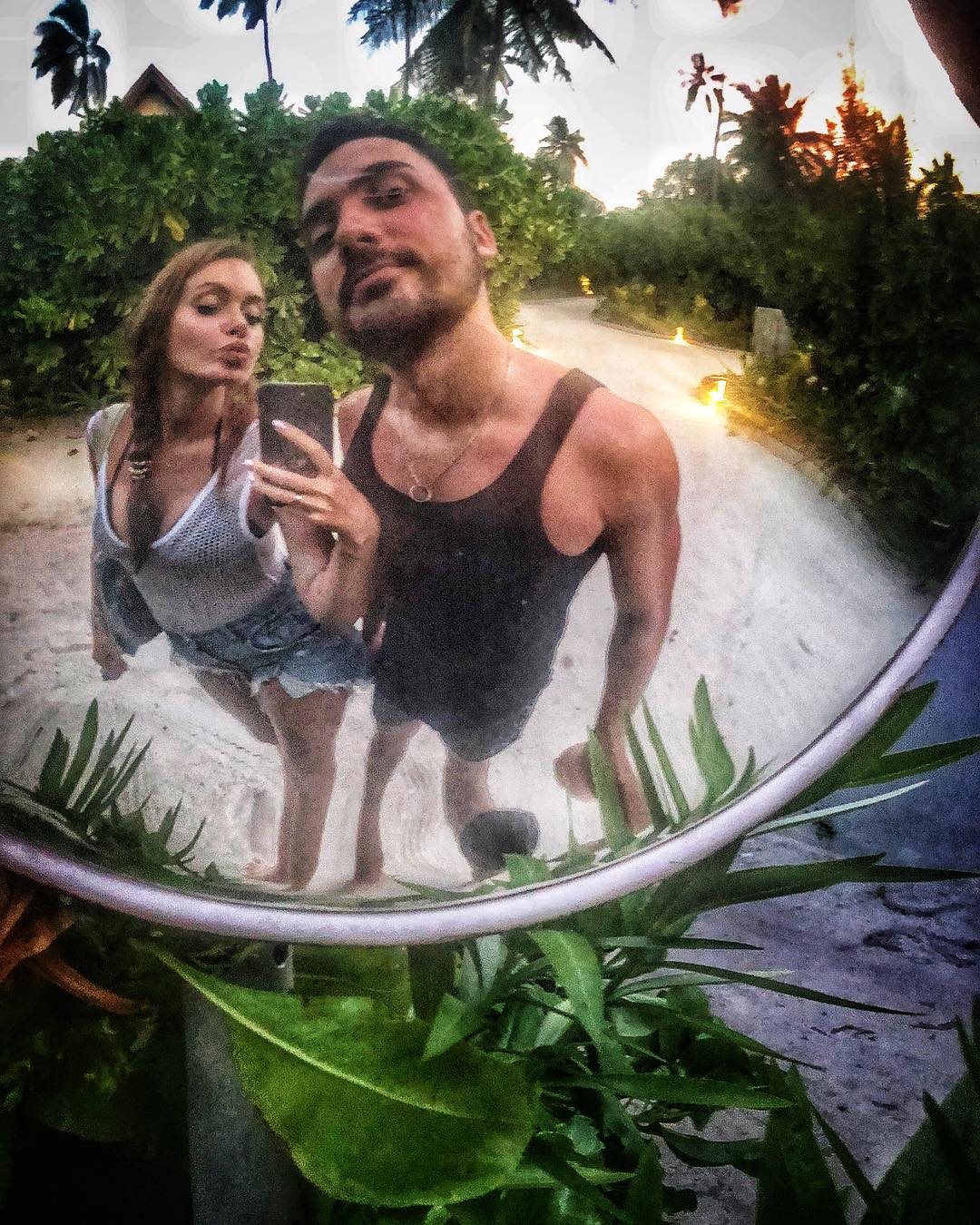 Слава Камінська з чоловіком