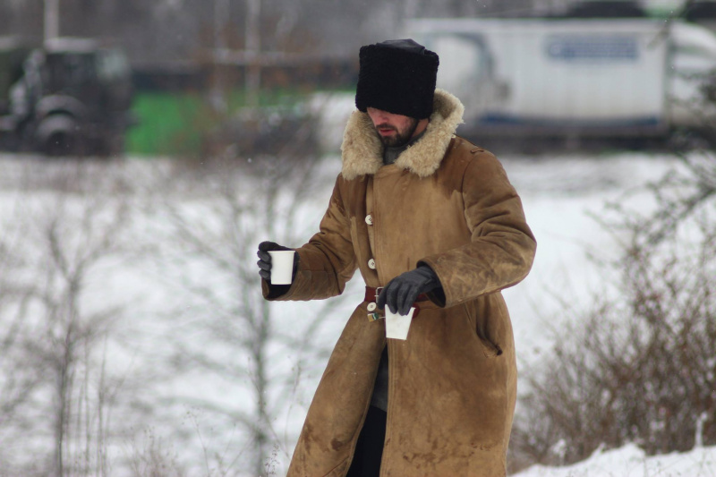"Справжнє історичне кіно": у мережі з'явилися яскраві фото зі зйомок "Крути 1918"