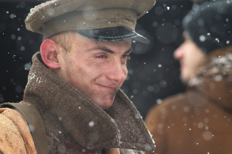 "Справжнє історичне кіно": у мережі з'явилися яскраві фото зі зйомок "Крути 1918"