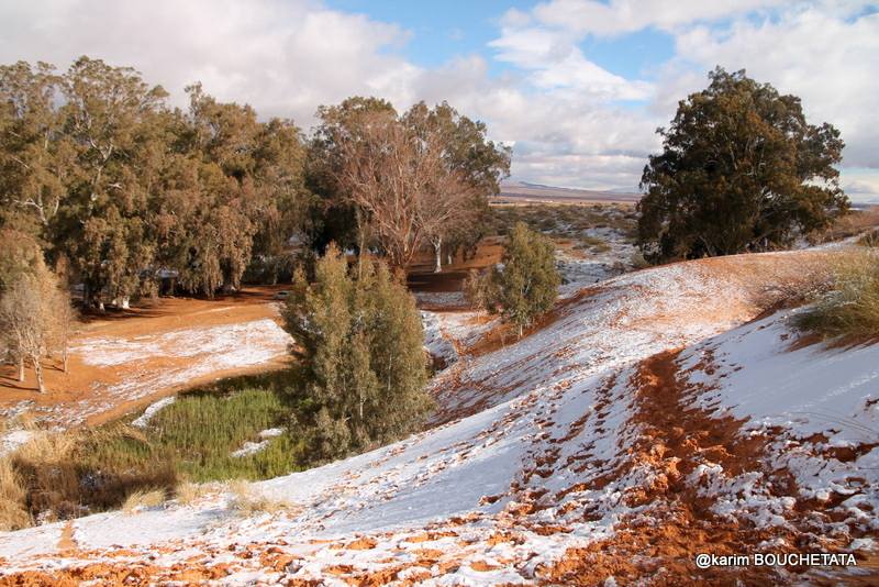 У пустелі Сахара знову снігопад (неймовірні фото)