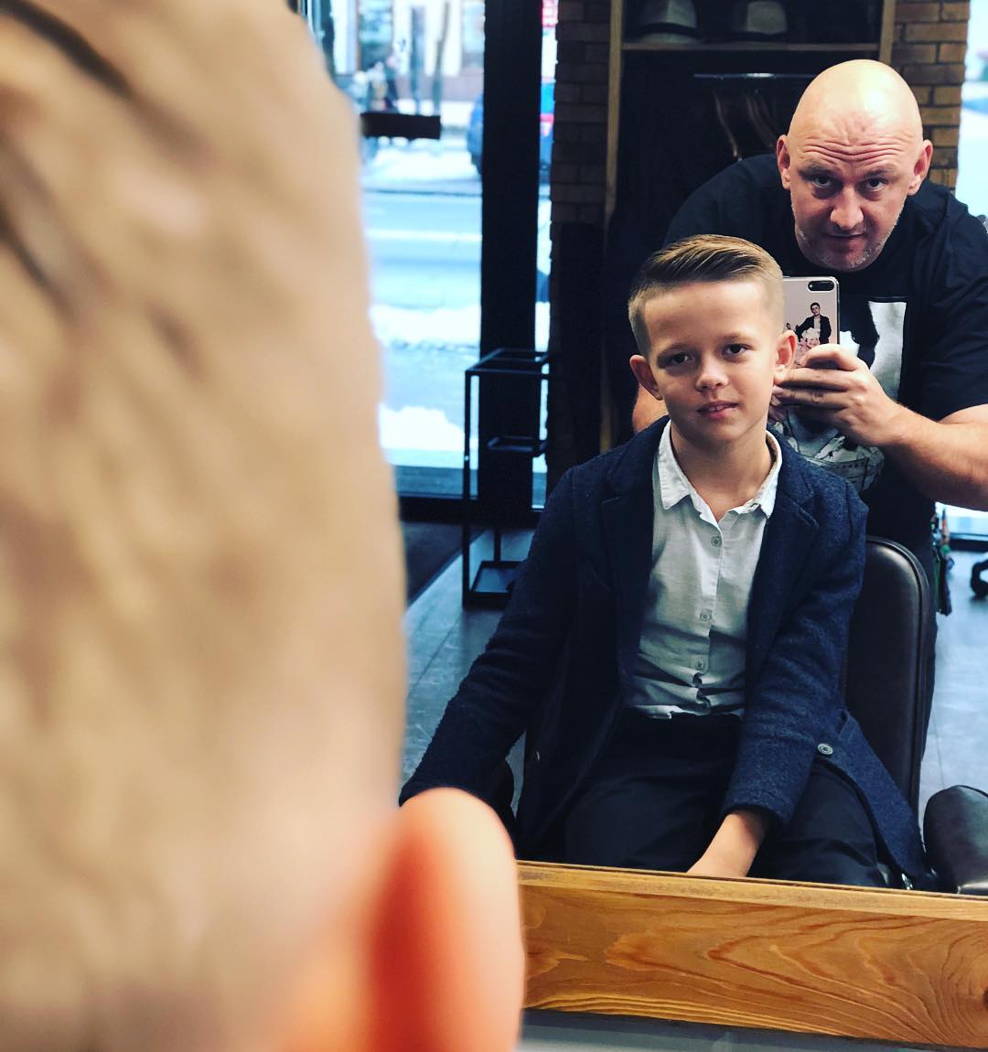 Потап с сыном Андреем 