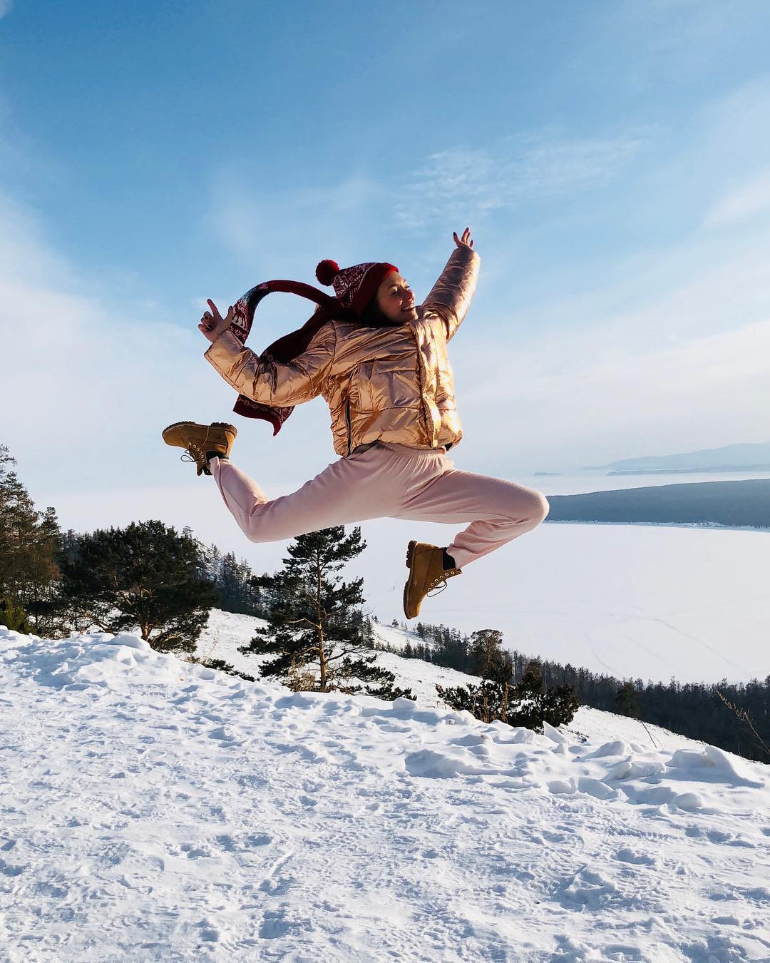 Регіна Тодоренко на Байкалі