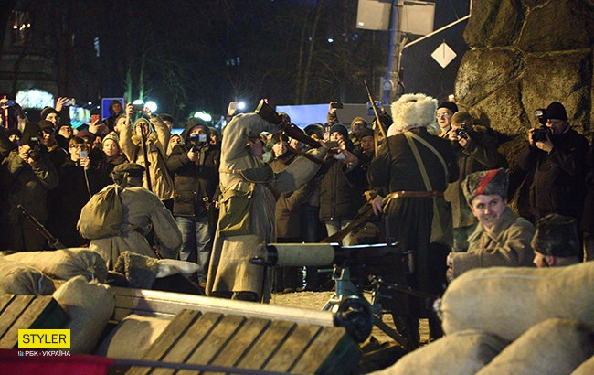 Століття бою під Крутами: у Києві відбулася реконструкція легендарної битви (фоторепортаж)