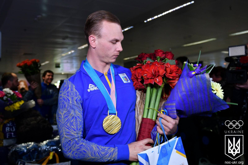 Как встречали украинских спортсменов, вернувшихся с Олимпиады 2018 (фото)