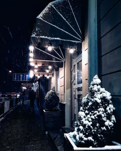 Снегопад превратил Львов в город-сказку: впечатляющие фото