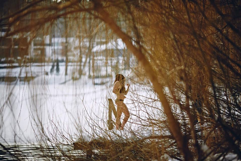 Руслана восхитила поклонников экстремальной фотосессией на снегу