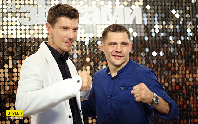 Танцюрист Ігор Кузьменко і боксер Денис Берінчик