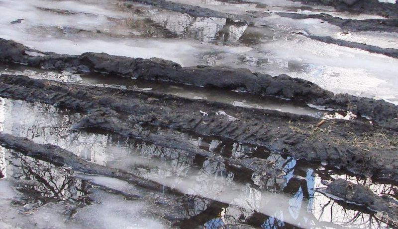 "Везде такая картина": в Киеве пожаловались на грязь от автомобилей (фото)