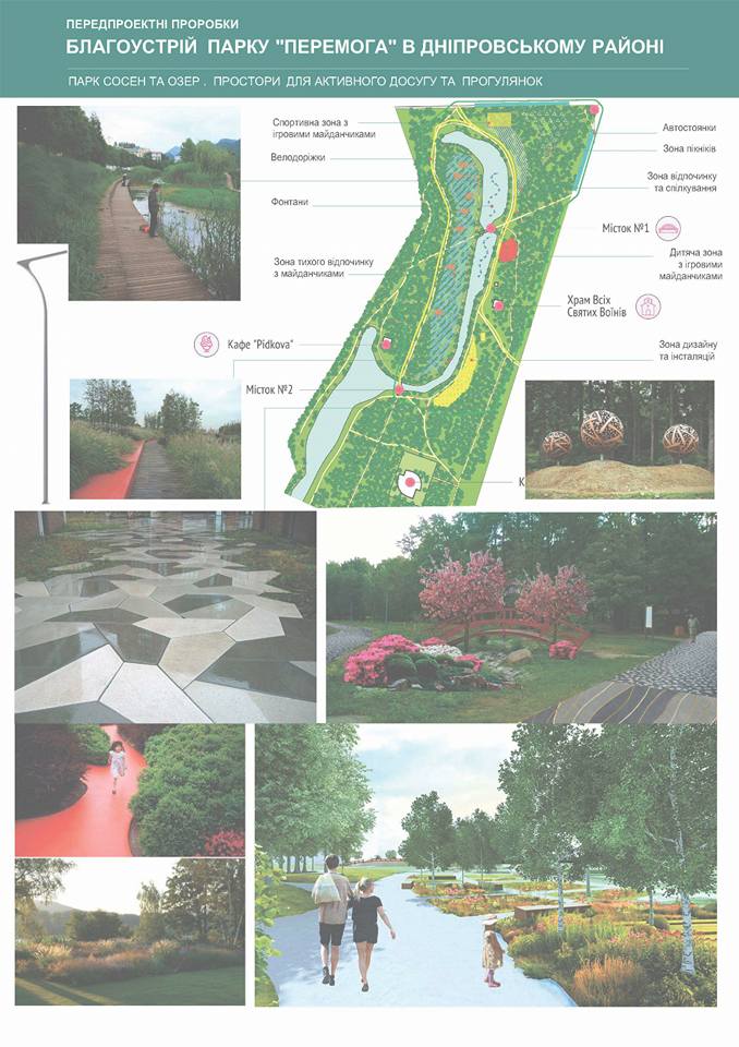 Стало відомо, як виглядатиме один з київських парків після реконструкції (фото)