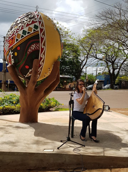 В Аргентине установили огромную украинскую писанку (фото)