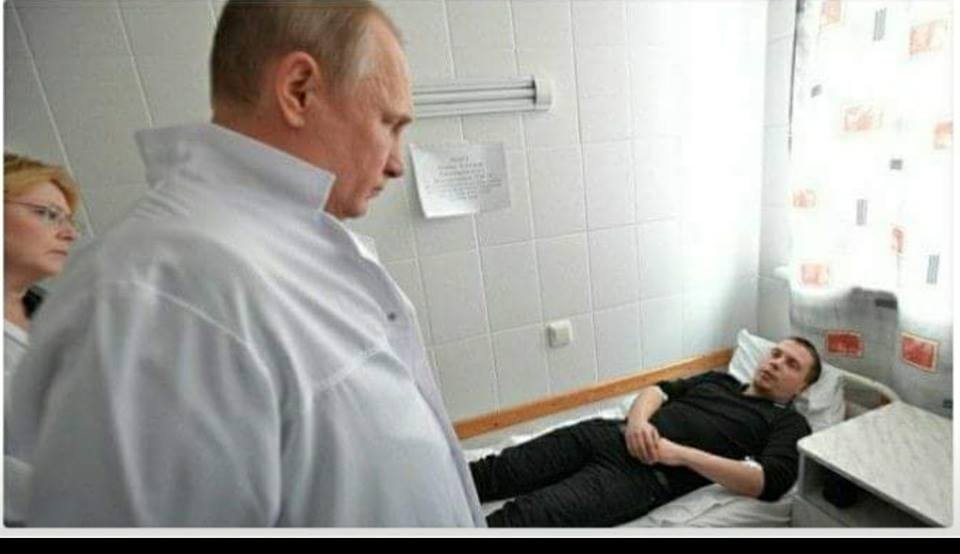 "Цинизм и ложь": пострадавший от пожара, которого посетил Путин, оказался "подсадной уткой" (фото)