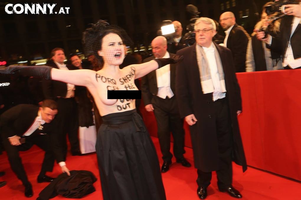 "Что происходило до раздевания": в выходке активистки Femen на Венском балу нашли "русский след"