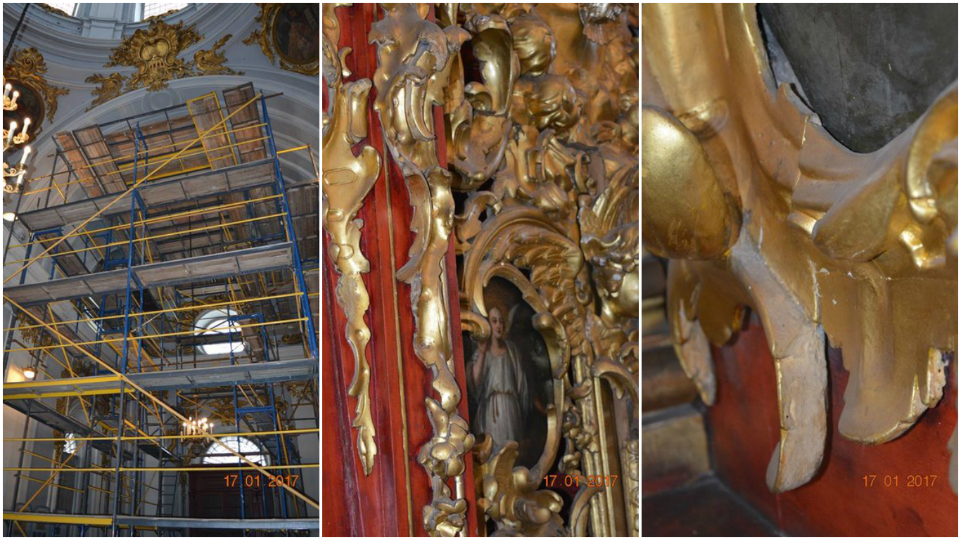 У мережі показали, як проходить реставрація легендарної Андріївської церкви