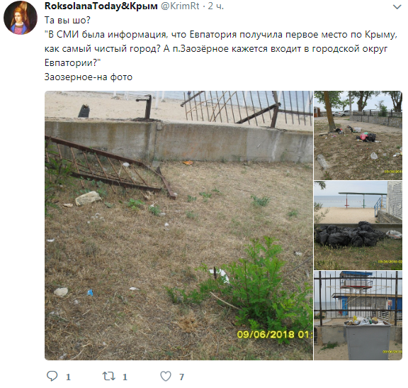 "Водоросли никому не помешают": в сети показали пляжи Евпатории (фото)