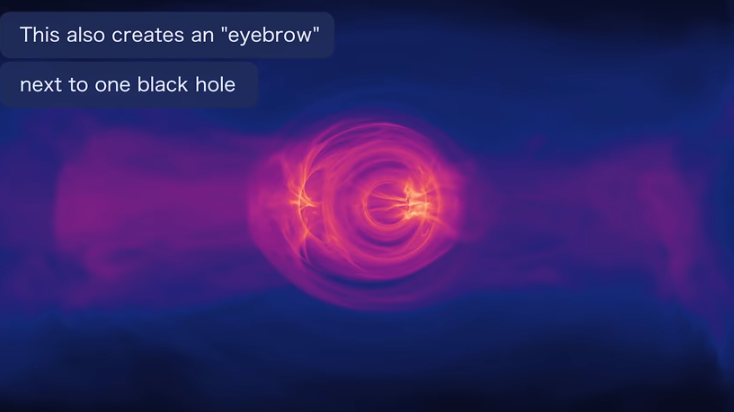 Чудо в мире науки: ученые NASA показали столкновение двух черных дыр