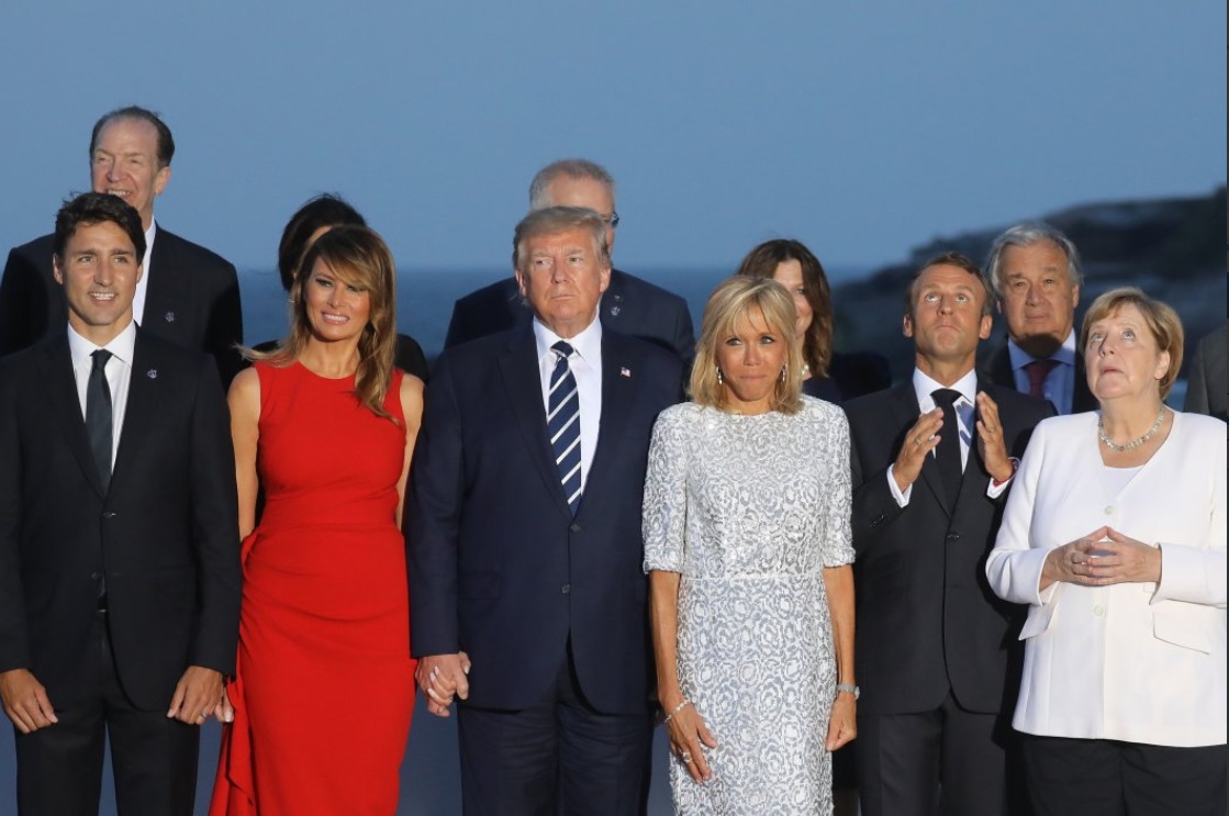 Мелания Трамп "изменила" мужу с Трюдо (видео)