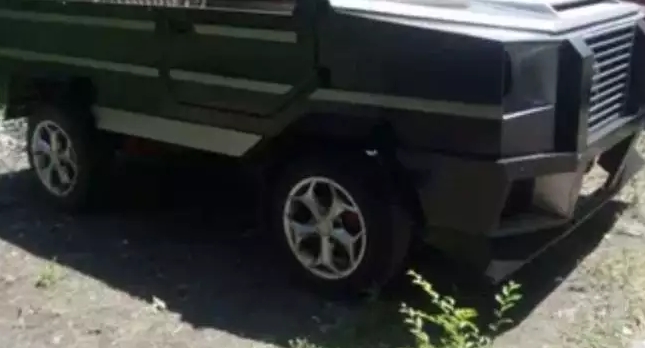 Українець вирішив переробити "волинський джип" в "Гелік", але щось пішло не так