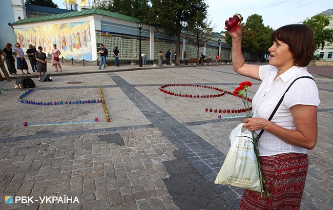 В Киеве прошла акция памяти жертв катастрофы самолета ИЛ-76 (фоторепортаж)
