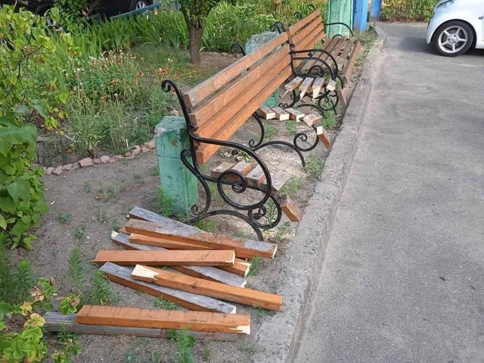 У Києві пенсіонерка озброїлася пилкою для боротьби з нічними бешкетниками: фото "спецоперації"
