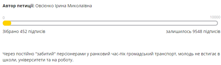 У Києві хочуть зробити платним проїзд у транспорті для пенсіонерів в час-пік