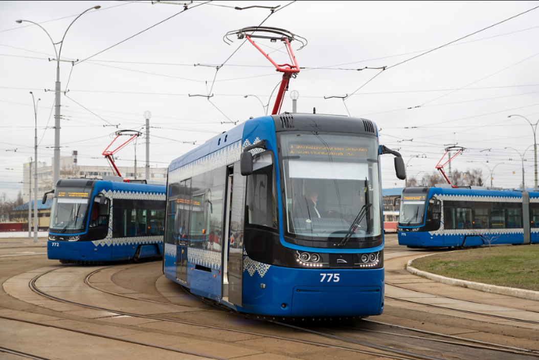 Кличко проїхався новим трамваєм PESA, партія яких надійшла до столиці наприкінці минулого року