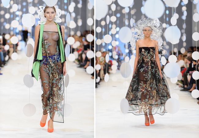 Прозорі блузки, кльош і вічна смужка: модні тренди сезону весна/літо-2017 від українських дизайнерів. Частина перша