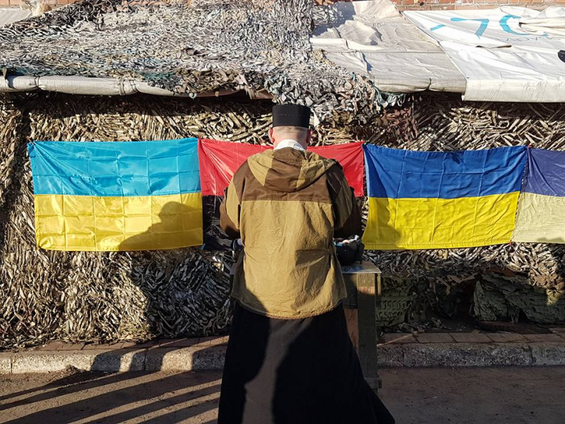 Пасха в АТО: как воины на Донбассе отмечали праздник (фото)