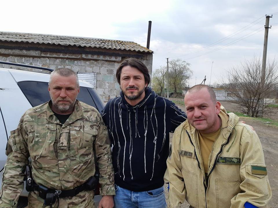 "Безсонні ночі сепарам гарантовані": Притула розповів про поїздку в АТО (фото)