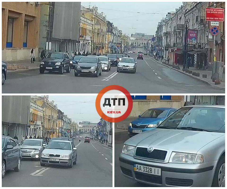 "Ездит по встречке": в Киеве появился новый автобеспредельщик