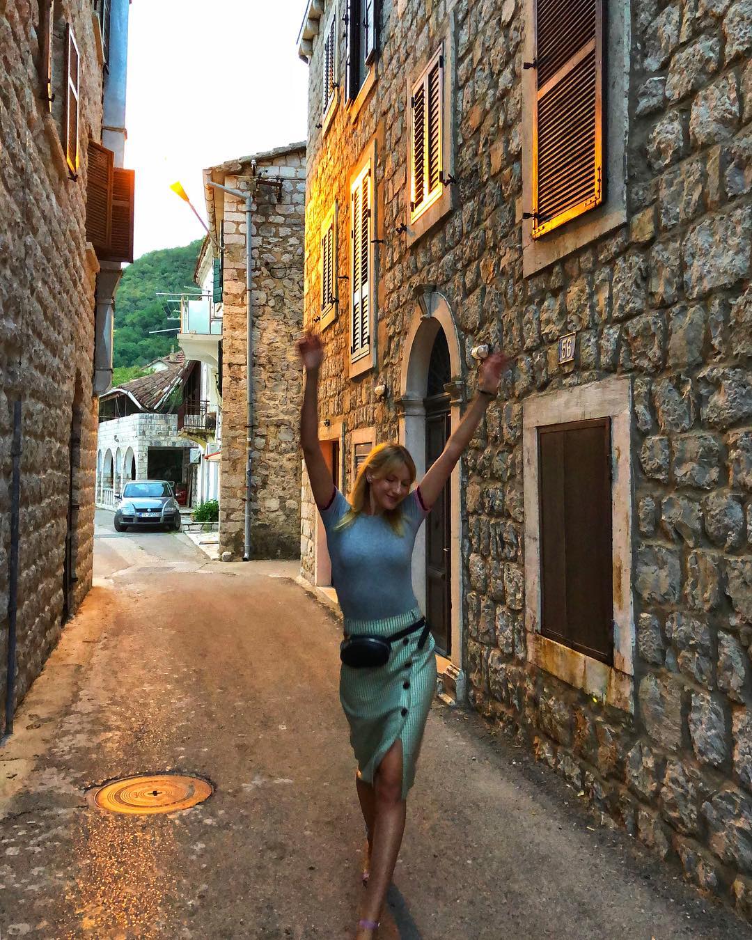 Леся Никитюк в Черногории