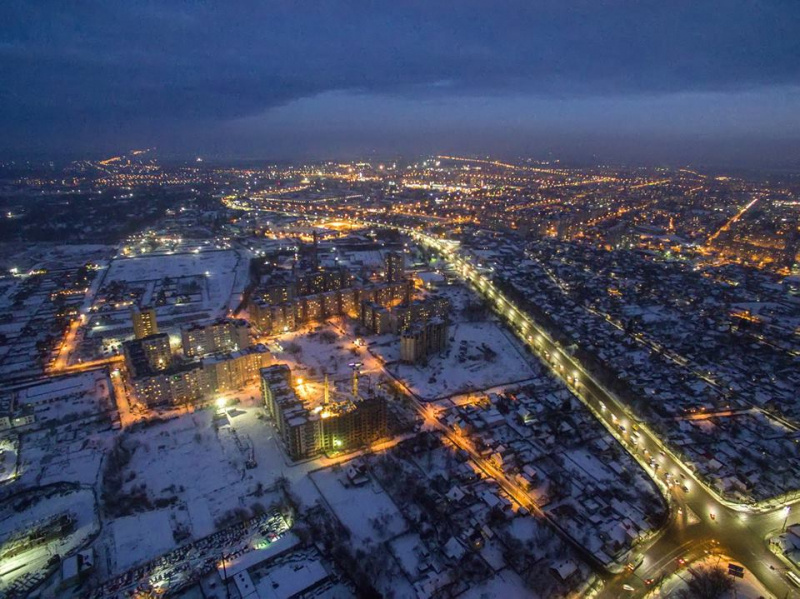 В сети показали потрясающие зимние фото украинского города