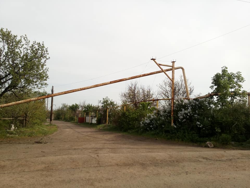 В сети показали, как боевики обстреляли Зайцево (фото)