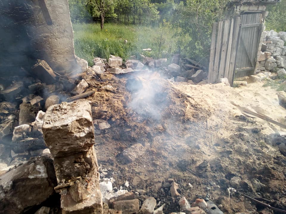 В сети показали, как боевики обстреляли Зайцево (фото)