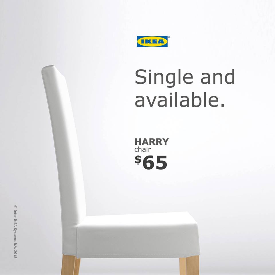 &quot;Самотній і доступний&quot;: в IKEA виставили &quot;Гаррі&quot; на продаж