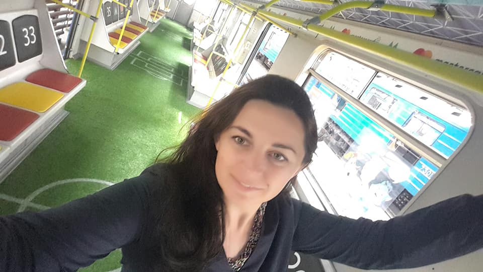 У київському метро з'явився незвичний вагон (фото)