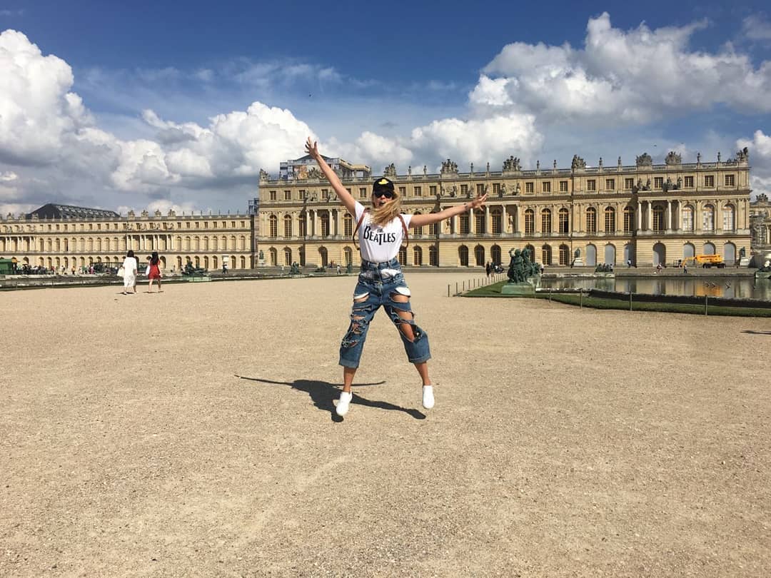 Оля Полякова в Версале