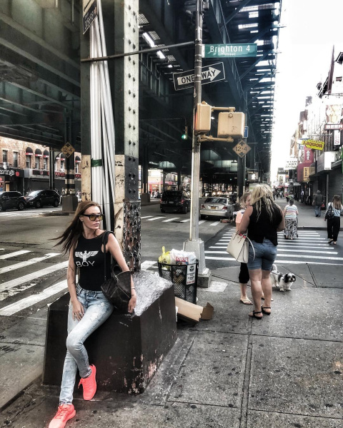 "НеАнгелы в Нью-Йорке": Слава Каминская похвасталась поездкой в США (фото)