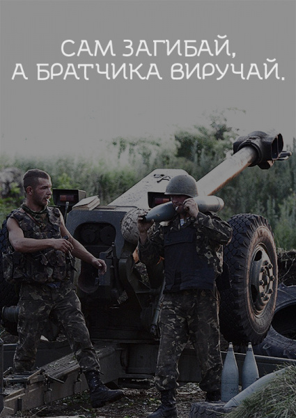 "Не той козак, хто боїться собак": в сети появились плакаты в поддержку воинов АТО
