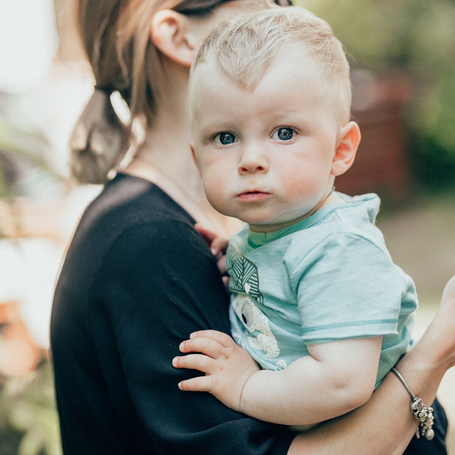 "Вот такой бык": жена Жени Галича впервые показала лицо сына (фото)