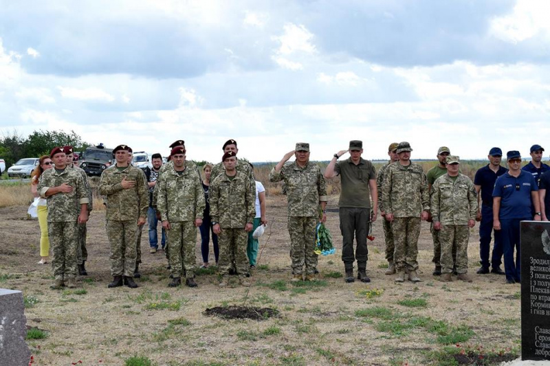 На горе Карачун почтили воинов, погибших во время освобождения Славянска (фото)