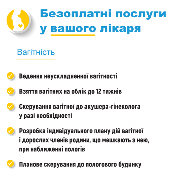 Медицинская помощь: Уляна Супрун перечислила все бесплатные услуги для пациентов