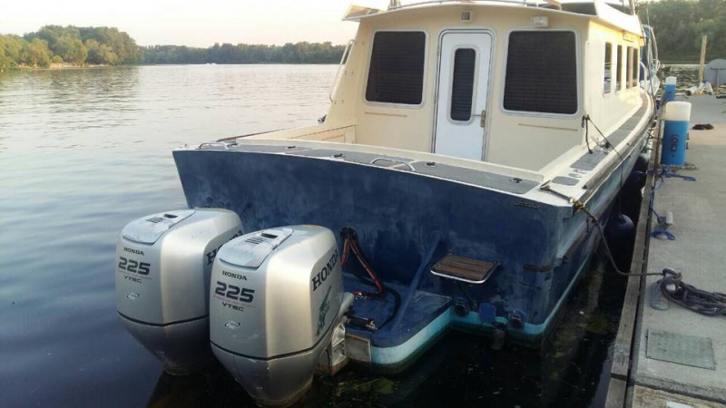 "Богатые начинают плакать": в Киеве угнали дорогой катер (фото)