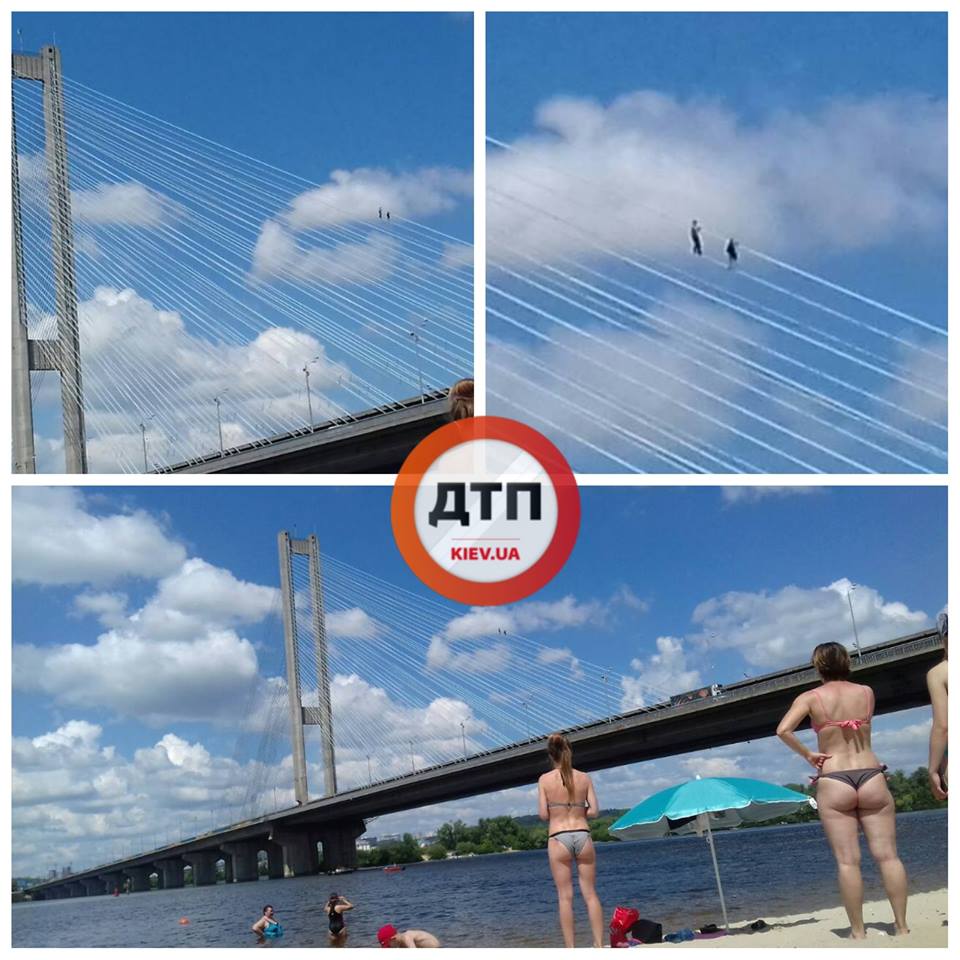 "Ранкова НП": на київському пляжі виявили "два тіла" (фото)