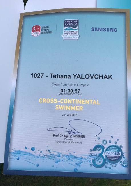 Це тривало 1,5 години: українка розповіла, як перепливла Босфор