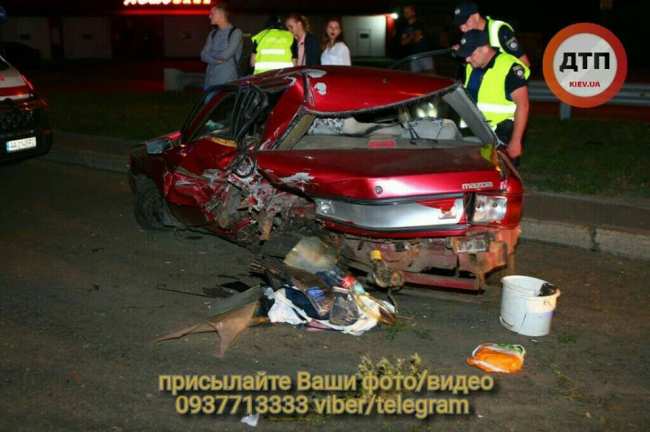 "Ночные покатушки в хлам": в Киеве произошло жесткое ДТП