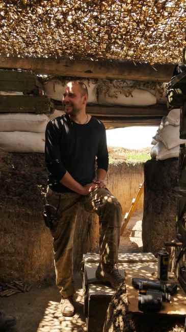 Украинский боец Рапатий 